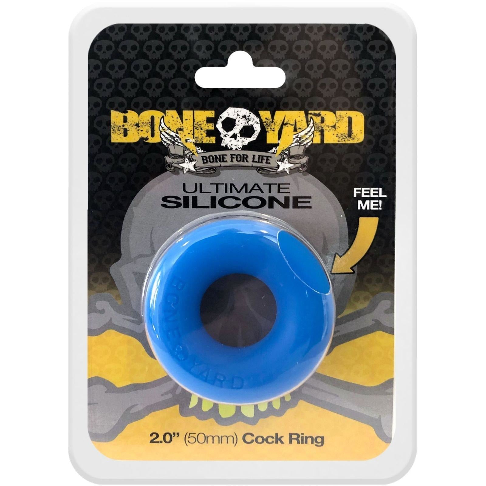 Ultimate Silicone Cock Ring Blue - C1RB2B