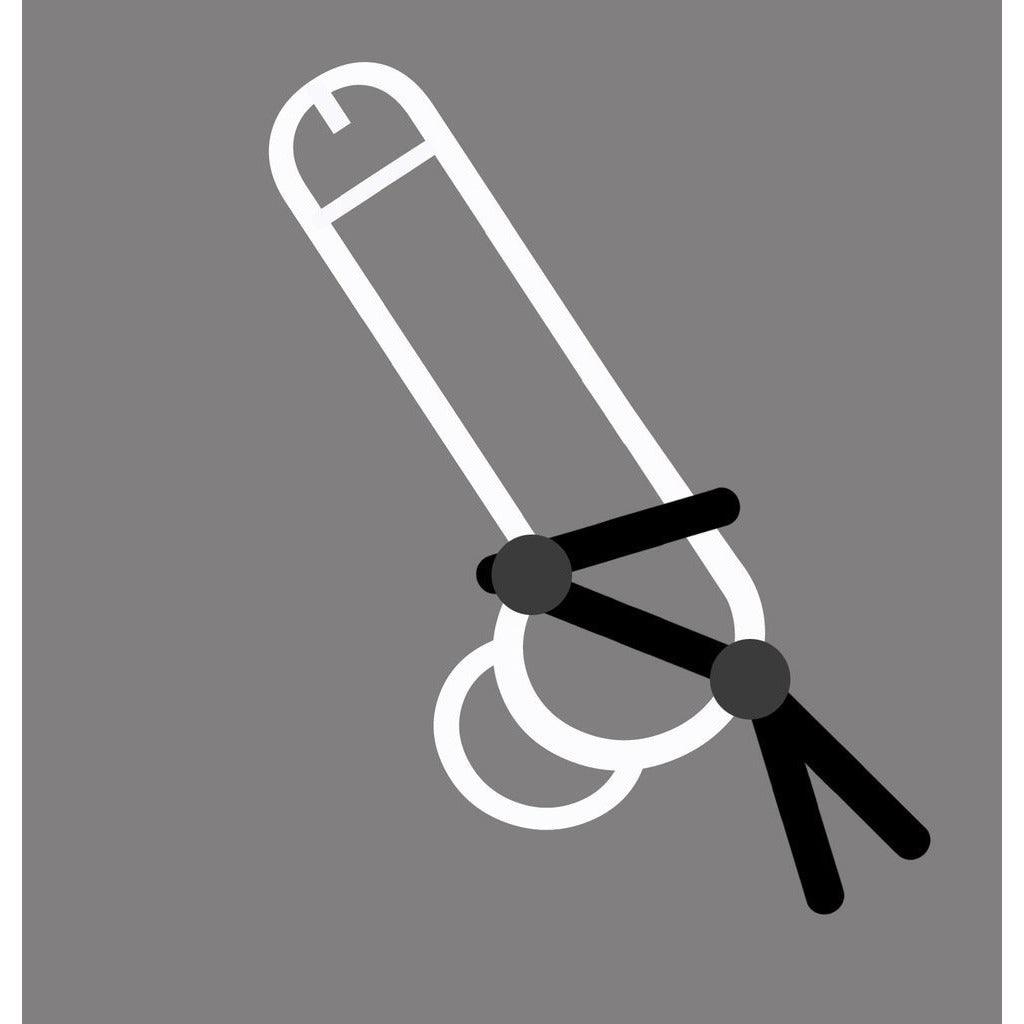 Cock Leash Double - C1RB2B