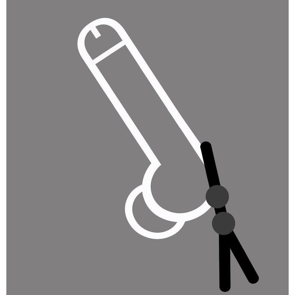 Cock Leash Double - C1RB2B