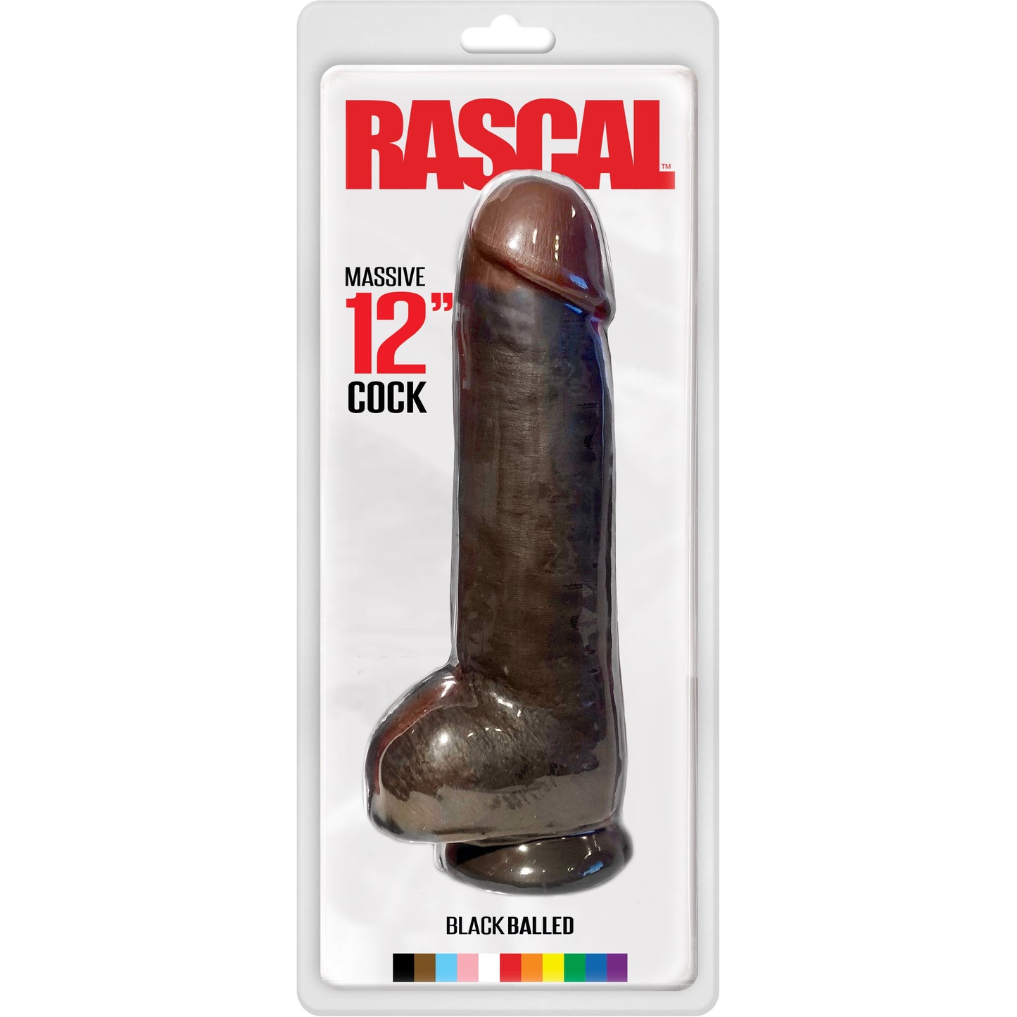 Black Balled Dildo - C1RB2B