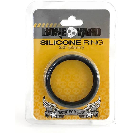Boneyard Silicone Ring 50mm Black