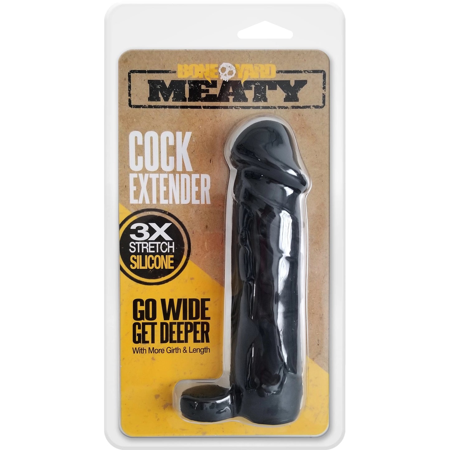 Meaty Cock Extender Black - C1RB2B